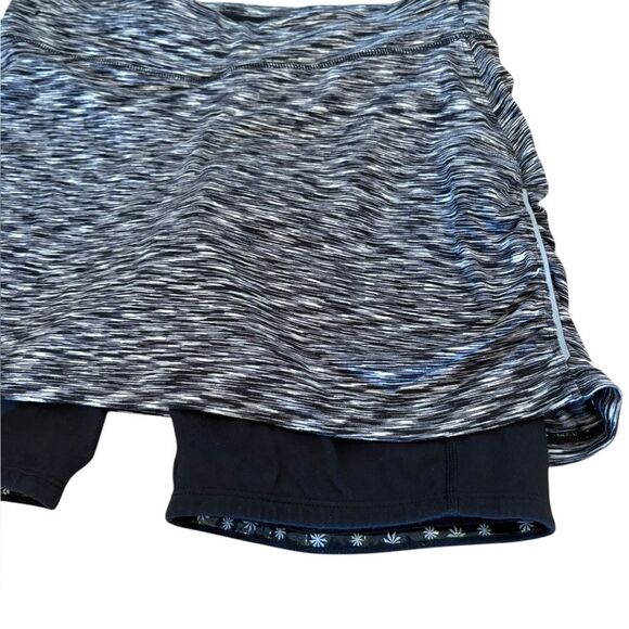 Athleta Contender 2 in 1 Skort Black Space Dye Womens Size Small - Picture 4 of 10